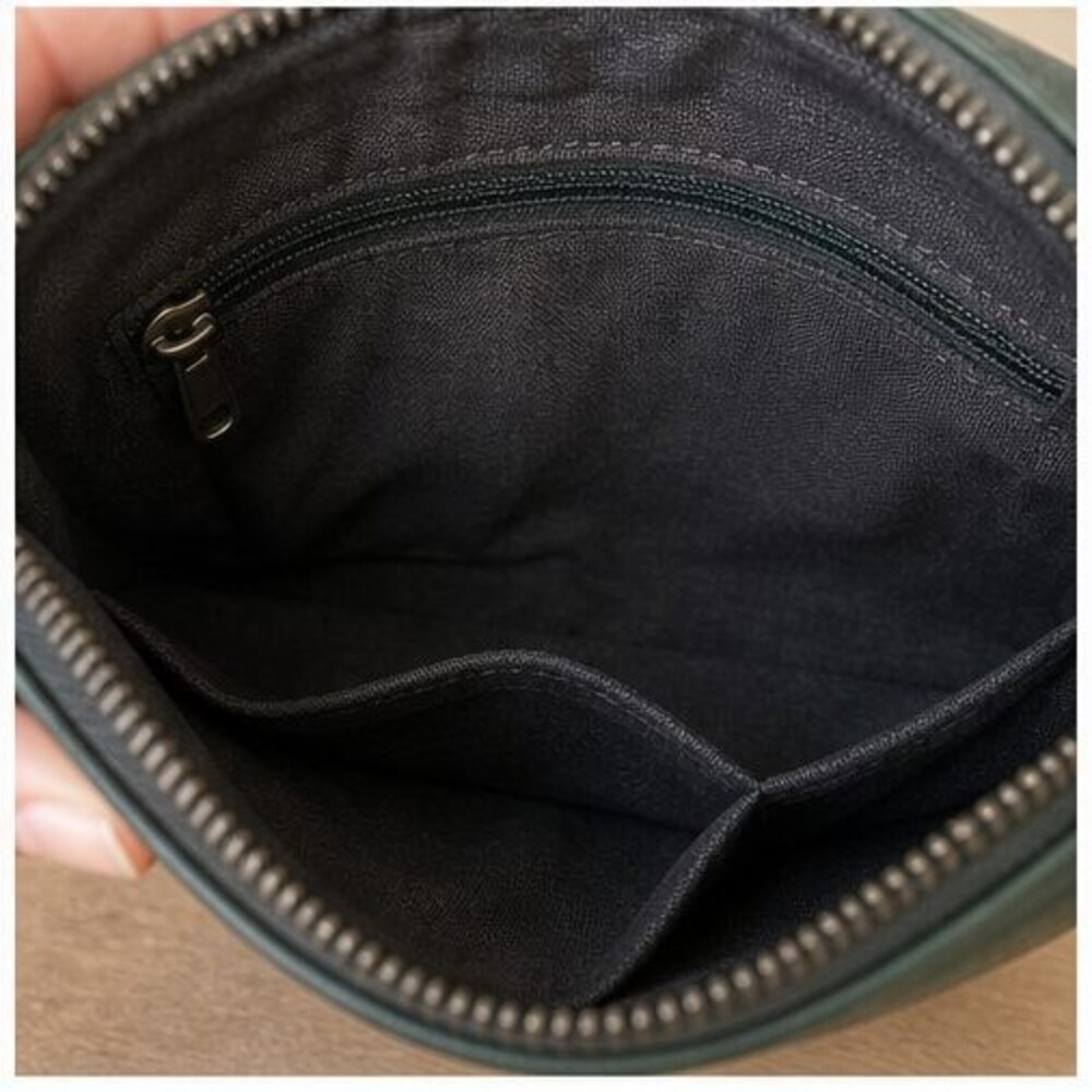 Cognac Canvas Crossbody Bag - Picture 6 of 6
